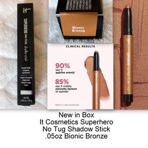 New in Box It Cosmetics Superhero No Tug Shadow Stick .05oz Bionic Bronze